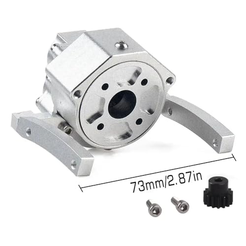 313 mm 12,3 Zoll Radstand Metall -Chassis -Rahmen kompatibel mit 1 10 -Skala -RC -Crawler -Auto für Präfixalgetriebe und II 90046 Modelle(Prefixal Gearbox) von QPSJXN