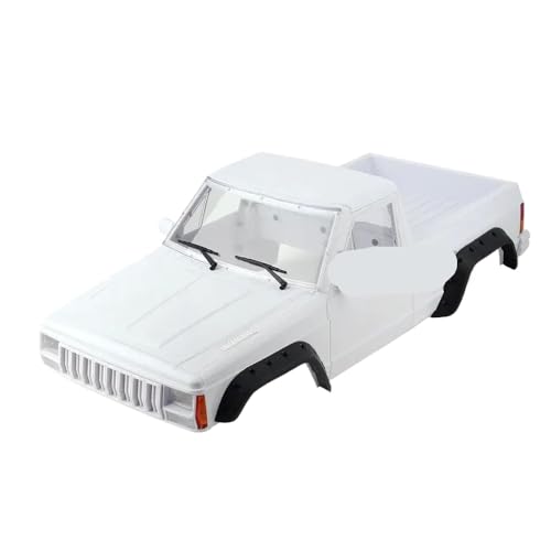 313 mm Radstand Cherokee Style Body Shell kompatibel mit 1 10 -Skala -RC -Crawler -Autos und II 90046 Modellen(White) von QPSJXN