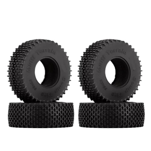 55 x 20 mm Radreifen für 1/18 1/24 Skalierungs -RC -Cars kompatibel mit SCX24 AX24 Models Multi -Terrain -Upgrade Teile T1013 Comp -Stifte von QPSJXN