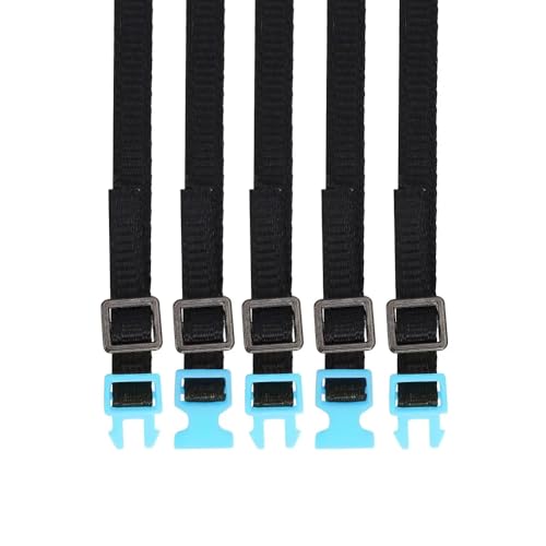 5pcs Skala -Gepäckseil Dachträger Down Rack Bindegurte kompatibel mit 1 10 RC -Crawler -Autos wie 90046 TRX6 Gen8 VS4 10 und ähnlichen Modellen(5PCS Blue) von QPSJXN