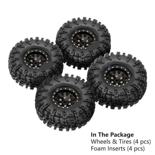 87g Messing Sumpfklaue 70x27mm S5 Schlammgelände 1 3 Zoll Radreifen eingestellt mit 1 18 1 24 Skala RC Crawler Autos kompatibel von QPSJXN