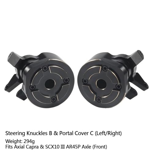 Messing -Portal -Deckungssteuerungs -Knöchel Diff Covers Gewichte, die mit 4WS III AR45P F9 Supershafty CP44 -Achse für Fahrzeuge und LKWs außerhalb von Straße und Lastwagen kompatibel sind(Portal Wei Messing -Portal -Deckungssteuerungs -Knöchel Diff Covers Gewichte, die mit 4WS III AR45P F9 Supershafty CP44 -Achse für Fahrzeuge und LKWs außerhalb von Straße und Lastwagen kompatibel sind(Portal Wei von QPSJXN