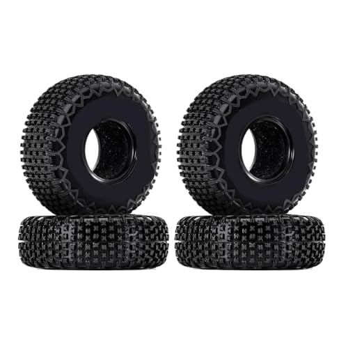 QPSJXN 1,0 "60x20mm XHX -Pin -Reifen kompatibel mit 1/18 1/24 Skala RC -Crawler -Autos wie SCX24 -Modelle T1022p von QPSJXN
