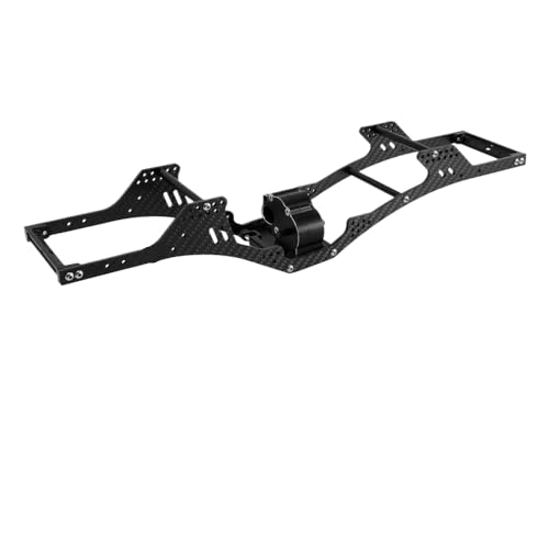 QPSJXN 1/10 RC Crawler Carbonfaser-Chassis-Kit mit Center Getriebe INC-10C kompatibel mit 1/10 Scale Crawler-Modellen kompatibel QPSJXN 1/10 RC Crawler Carbonfaser-Chassis-Kit mit Center Getriebe INC-10C kompatibel mit 1/10 Scale Crawler-Modellen kompatibel von QPSJXN