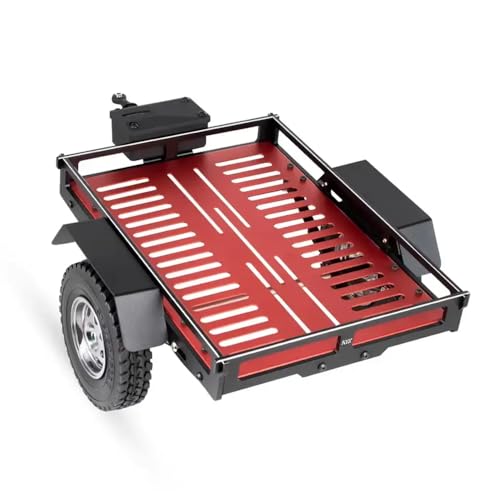 QPSJXN 1/10 RC Crawler HD Single Achs -Anhänger -Anhängerspielzeug(SR) von QPSJXN