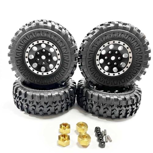 QPSJXN 1/24 kompatible Plastikrad -Rims -Reifen für SCX24 RC -Automobilzubehör Ersatzteile Upgrade von QPSJXN