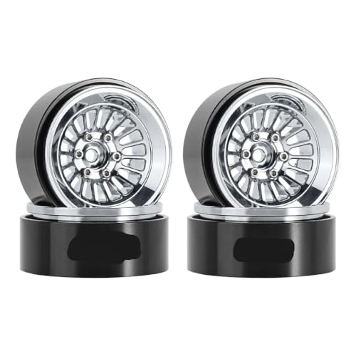 QPSJXN 1,3" Aluminium Beadlock Wheel Rim W1303 kompatibel mit 1/24 1/18 RC -Crawler -Autos im Skala(W1303SR) von QPSJXN
