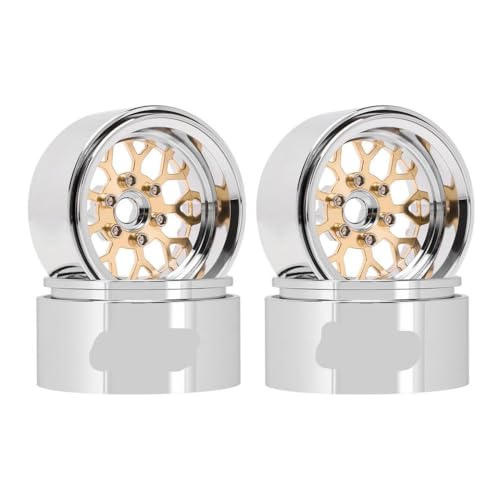 QPSJXN 1,9 Zoll ModuWheel Beadlock Felgen 9,65 mm Versatz für 1 10 -Skala -RC -Crawler -Autos, die mit verschiedenen Crawler -Modellen kompatibel sind(MW1904) von QPSJXN