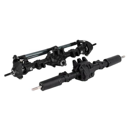 QPSJXN 1:10 RC Crawler vordere Heck -Gerade -Achse -Set kompatibel mit II 90046 90047 Modelle Upgrade -Ersatzteile für RC -Auto(AXCQ-01 Front) von QPSJXN