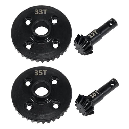 QPSJXN 12T-33T Overdrive & amp; 10T-35T-Unterdringungs-Diff-Zahnräder für TRX6 RC Crawler von QPSJXN