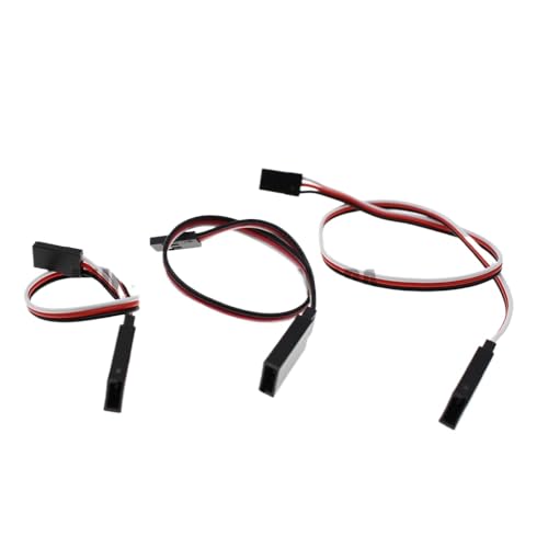 QPSJXN 1pcs 15 cm 20 cm 30 cm RC Servo -Erweiterung männlich bis weiblich kompatibel mit dem futaba jr Style servos(20cm) von QPSJXN