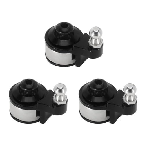 QPSJXN 25T Aluminium Einstellbarer Servohornarmarm kompatibel mit 1 10 -Skala -RC -Crawler -Upgrade -Teilen für TRX6 -Modelle(3PCS Black) von QPSJXN