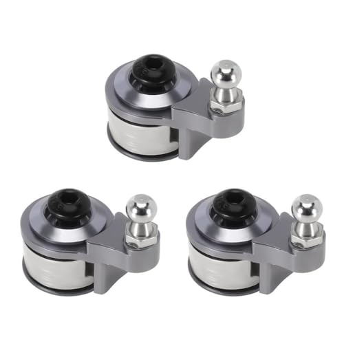 QPSJXN 25T Aluminium Einstellbarer Servohornarmarm kompatibel mit 1 10 -Skala -RC -Crawler -Upgrade -Teilen für TRX6 -Modelle(3PCS Titanium) von QPSJXN