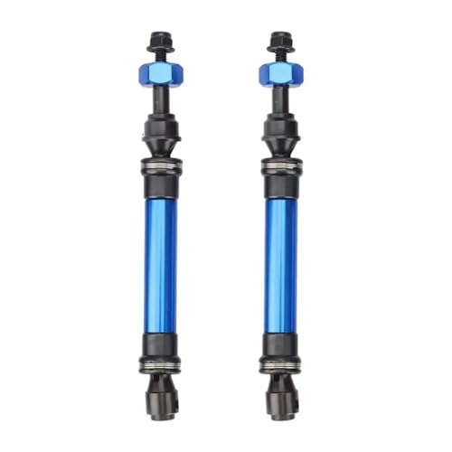 QPSJXN 4 Stücke Heavy Duty Metal Drive -Welle kompatibel mit 1/10 Skala RC -Autos wie VXL 4x4 4WD -Upgrade -Teile(Blue F) von QPSJXN