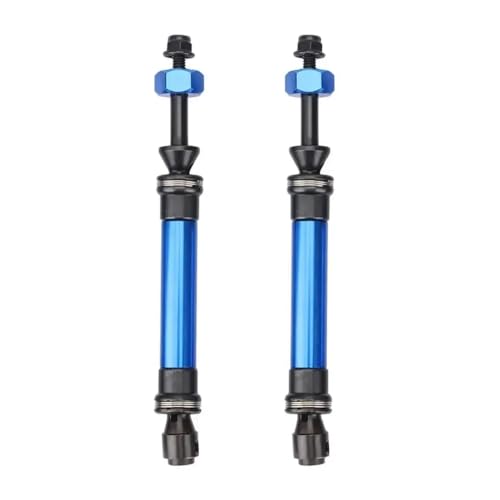 QPSJXN 4 Stücke Heavy Duty Metal Drive -Welle kompatibel mit 1/10 Skala RC -Autos wie VXL 4x4 4WD -Upgrade -Teile(Blue R) von QPSJXN