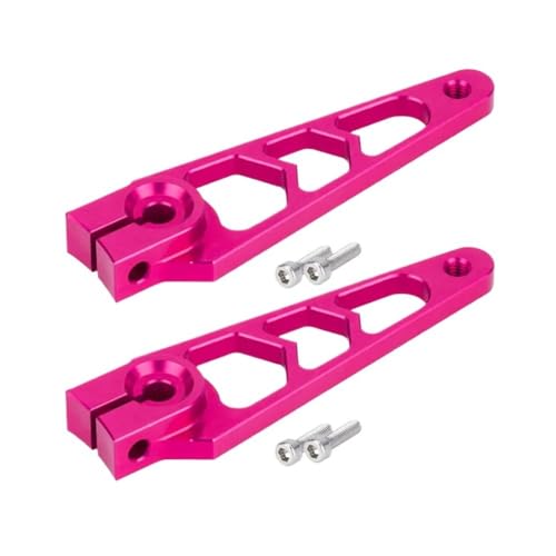QPSJXN 40mm 7075 Aluminium -Servoarm 25T kompatibel mit 1 10 -Skala -Buggy- und 2WD(2Pcs Pink) von QPSJXN