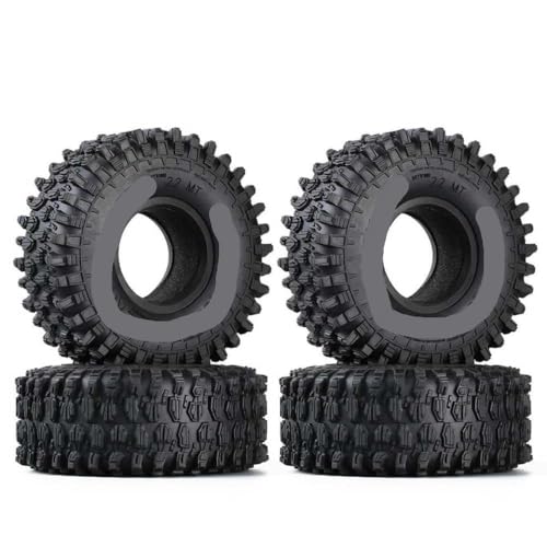 QPSJXN 4pcs 130x46mm 2.2 Gummi -Terrain -Reifenräder kompatibel mit 1 10 -Skala -RC -Rock -Crawler -Modellen wie RR10 Wraith KM5 und ähnlichen Fahrzeugen QPSJXN 4pcs 130x46mm 2.2 Gummi -Terrain -Reifenräder kompatibel mit 1 10 -Skala -RC -Rock -Crawler -Modellen wie RR10 Wraith KM5 und ähnlichen Fahrzeugen von QPSJXN