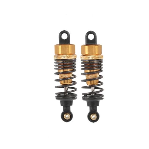 QPSJXN 4pcs 60 mm Metallschockdämpfer für 1 10 -Skala -RC -Autoteile kompatibel mit Drift Racing RC -Fahrzeugen(Gold 2pcs) von QPSJXN