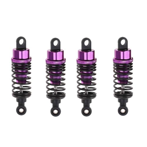 QPSJXN 4pcs 60 mm Metallschockdämpfer für 1 10 -Skala -RC -Autoteile kompatibel mit Drift Racing RC -Fahrzeugen(Purple 4pcs) von QPSJXN