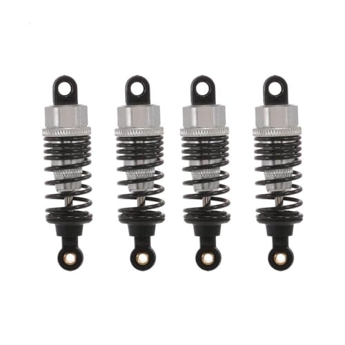 QPSJXN 4pcs 60 mm Metallschockdämpfer für 1 10 -Skala -RC -Autoteile kompatibel mit Drift Racing RC -Fahrzeugen(Silver 4pcs) von QPSJXN
