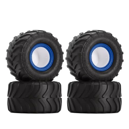 QPSJXN 4pcs 70x38mm Rad Randreifen eingestellt mit 1 24 -Skala -RC -Crawler -Autos wie SCX24 FMS AX24 -Modellen wie MT1012(Blue MT1012) von QPSJXN