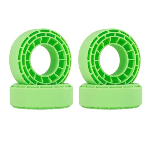 QPSJXN 4pcs Gummieinsätze kompatibel mit 56-58 mm x 24 mm 1,0 Zoll Reifen Radeinsätze zum Fahren auf Spielzeug(Green) von QPSJXN