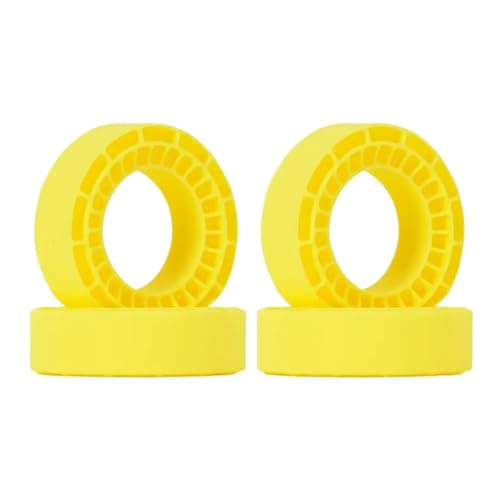 QPSJXN 4pcs Gummieinsätze kompatibel mit 64x24 mm 1,3 Zoll Reifen Ersatzteilen für Radeinsätze(Yellow) von QPSJXN
