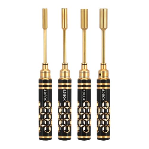 QPSJXN 4pcs HSS -Hex -Nuss -Treiberschlüssel Set 4.0 5.5 7.0 8.0 Box kompatibel mit RC -Modellauto -Helikopter -Werkzeugen QPSJXN 4pcs HSS -Hex -Nuss -Treiberschlüssel Set 4.0 5.5 7.0 8.0 Box kompatibel mit RC -Modellauto -Helikopter -Werkzeugen von QPSJXN