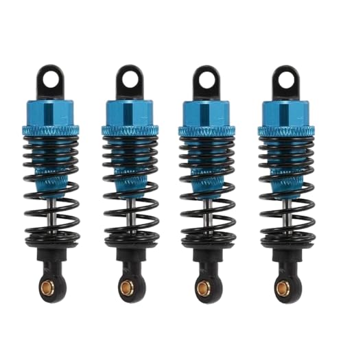 QPSJXN 4pcs Metallschockdämpfer Dämpfer kompatibel mit verschiedenen 1/10 RC -Autos, einschließlich TT01 TT02 TA05 TL01 TA03 MF01X M05 M06 Upgrade -Zubehör(Blue) von QPSJXN