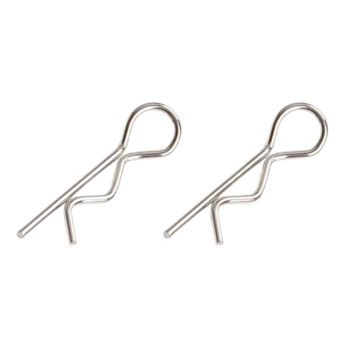 QPSJXN 50pcs Metal R Clips Pin Ersatzteile für 1 10 Skala RC -Modellautos kompatibel mit verschiedenen Marken QPSJXN 50pcs Metal R Clips Pin Ersatzteile für 1 10 Skala RC -Modellautos kompatibel mit verschiedenen Marken von QPSJXN