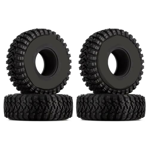 QPSJXN 58x20mm 1 0 Radreifen Alle Terrain für 1/18 1/24 Skala RC Crawler Car kompatibel mit SCX24 AX24 -Models T1008 Upgrade -Teile von QPSJXN