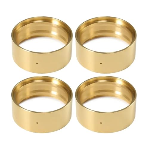 QPSJXN 95g Messing 1,9 -Zoll -Perldlock -Rad -Gewichte mit internen Klemmringen, die mit 1 10 -Skala -RC -Rock -Crawlern -Passungs -Element 90046 -Modellen kompatibel sind(4PCS) von QPSJXN