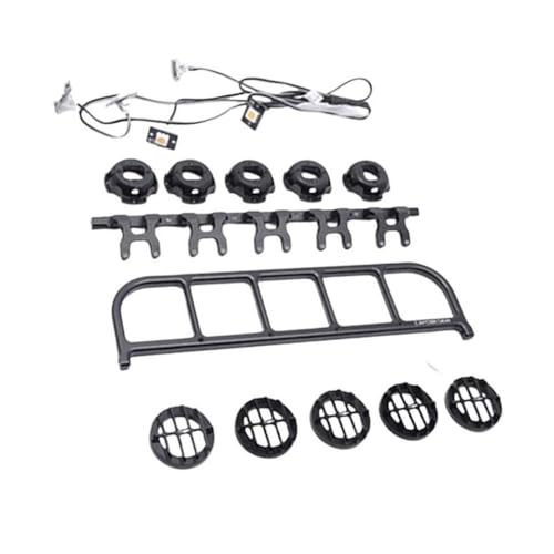 QPSJXN Aluminium -Dachregal mit -Licht für Capo CD1582X U4 Queen 1/8 RC Car Crawler Accessoires QPSJXN Aluminium -Dachregal mit -Licht für Capo CD1582X U4 Queen 1/8 RC Car Crawler Accessoires von QPSJXN