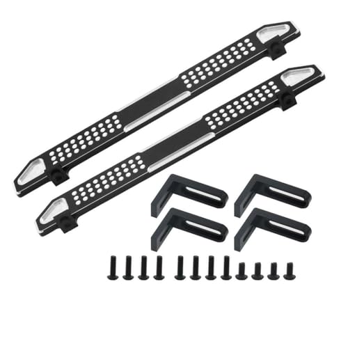 QPSJXN Aluminium -Pedal -Board -Upgrade -Teil für 1 10 -Skala RC Crawler Car kompatibel mit verschiedenen Modellen, einschließlich TRX 4(C-Black) von QPSJXN