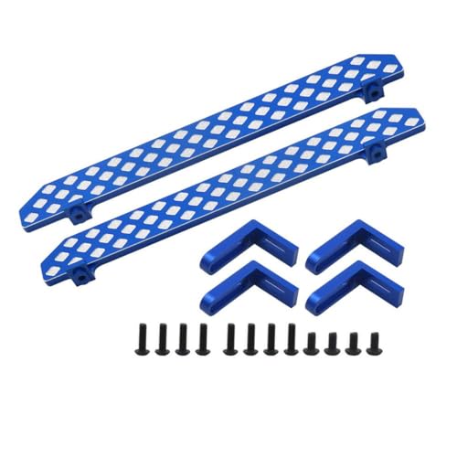 QPSJXN Aluminium -Pedal -Board -Upgrade -Teil für 1 10 -Skala RC Crawler Car kompatibel mit verschiedenen Modellen, einschließlich TRX 4(D-Blue) von QPSJXN