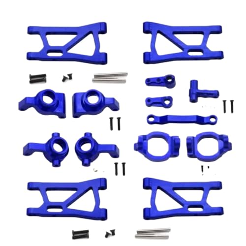 QPSJXN Aluminium -Upgrade -Komponenten für 1/16 RC -Autos, die mit Hobby SMAX -Modellen kompatibel sind(Blue) von QPSJXN