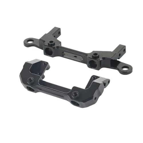 QPSJXN Aluminium vordere und hintere Stoßfänger und Servo -Halterung für 1/10 RC -Auto, die mit der III -Serie AXI03007 kompatibel ist(Black) von QPSJXN