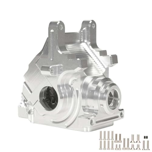 QPSJXN Aluminiumgetriebe -Diff -Hülle für 1/8 -Skala -RC -Autos, die mit Modellen ähnlich wie Talion und unbegrenzt AR310427 kompatibel sind(Silver) von QPSJXN