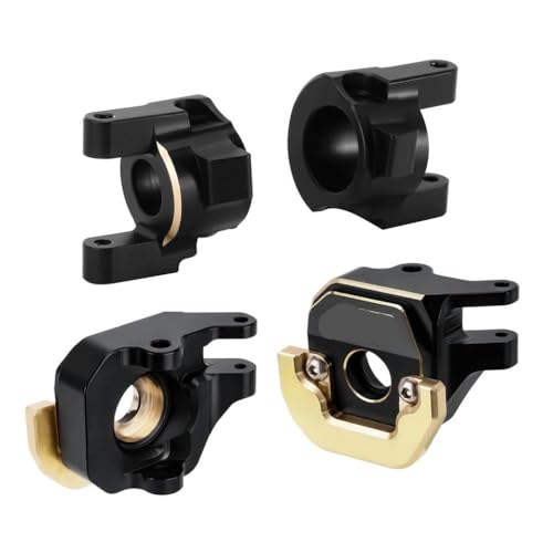 QPSJXN Black Coated Messing Frontachse Lenkung Knöchelt von QPSJXN