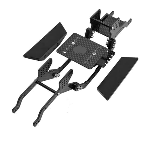 QPSJXN Carbon -Faser -Chassis -Upgrade -Kit kompatibel mit 1 18 Skala RC Crawler Ascent 18(Chassis with Sliders) von QPSJXN