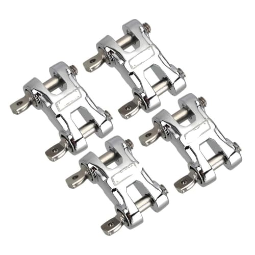 QPSJXN D Ring -Schlepphaken für 1 10 -Skala RC Crawler kompatibel mit 90046- und Gen8 -Models Metal Rock Stoßstange(4PCS Silver) von QPSJXN