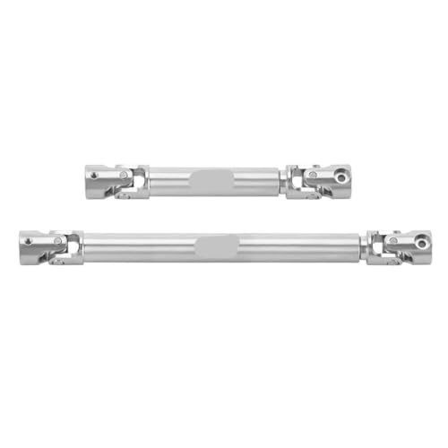 QPSJXN Edelstahl-Antriebswellen kompatibel mit 1 18 FCX18 K10 RC Car Upgrade Parts von QPSJXN