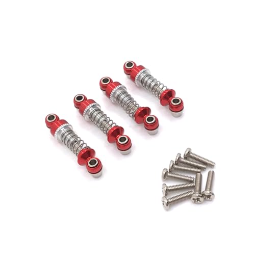 QPSJXN Einstellbarer Metallniveau -Dämpfer kompatibel mit 1/28 284131 K969 K979 K989 K999 P929 P939 Ersatzteile für RC -Cars(Red) von QPSJXN