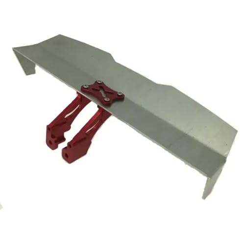 QPSJXN Hardtail Flügelzubehör kompatibel mit Racing L6147 1/14 Truggy Wing Upgrade -Teile für 144001 124019 124017(Red) von QPSJXN