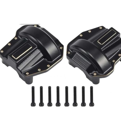 QPSJXN III 1/10 Portalachse Messing Diff Abdeckung 76G vorderen Heck -Set kompatibel mit RC Crawler Pro UTB10 AR45P von QPSJXN