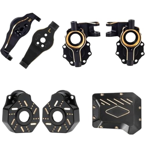 QPSJXN Messing-C-Hubs und Caster-Blöcke Diff-Deckungsabdeckungs-Zähler Gewicht Upgrade-Teile für 1/10 RC-Crawler, die mit TRX6 kompatibel sind QPSJXN Messing-C-Hubs und Caster-Blöcke Diff-Deckungsabdeckungs-Zähler Gewicht Upgrade-Teile für 1/10 RC-Crawler, die mit TRX6 kompatibel sind von QPSJXN