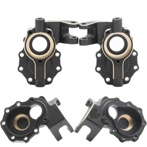 QPSJXN Messing Caster Blocks Lenkung Knöchel Hinteracherhalterungsgehäuse und inneres Zählergewicht, das mit 1/10 RC Crawler TRX6 -Upgrade kompatibel ist QPSJXN Messing Caster Blocks Lenkung Knöchel Hinteracherhalterungsgehäuse und inneres Zählergewicht, das mit 1/10 RC Crawler TRX6 -Upgrade kompatibel ist von QPSJXN