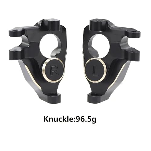 QPSJXN Messing -Gewichtssteuerungsknöchel F10 Achse vordere und hintere Portalabdeckung kompatibel mit 1 10 -Skala -RC -Crawler -Modellen wie VRD VS4 10 Phoenix -Upgrade -Teile(Knuckles) von QPSJXN