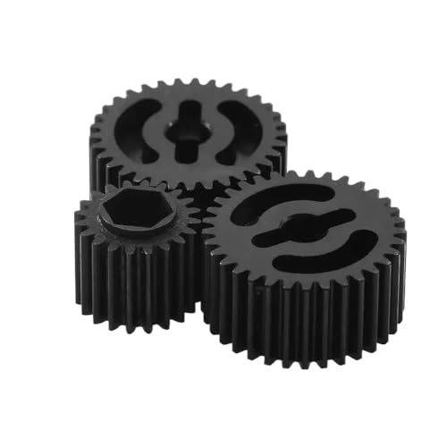 QPSJXN Metall 45# Stahlgetriebegetriebegetriebekompatibel mit XV01 XV-01 1/10 RC-Auto-Upgrade-Teilen von QPSJXN