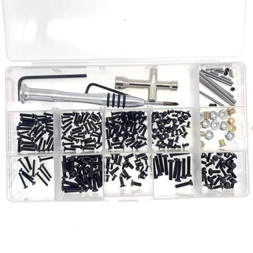 QPSJXN RC -Autoschrauben -Teile Pfanne Kopf Phillips Sockel Allen Schraubenschlüssel M2 M2 3 M2 5 M3 M4 kompatibel mit 12428 144001 A949 A959 Modelle(144001) von QPSJXN